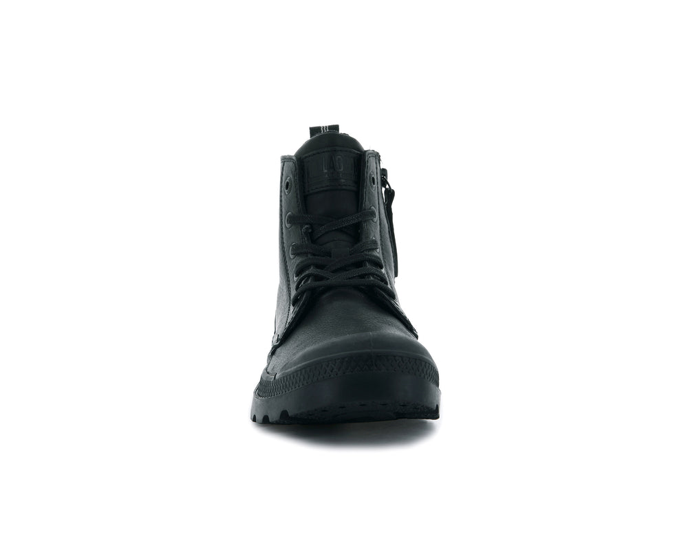 Botas Palladium PAMPA HI ZIP LTH ESS Hombre Negras | Costa Rica-75064